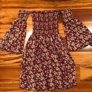 Off the shoulder dress